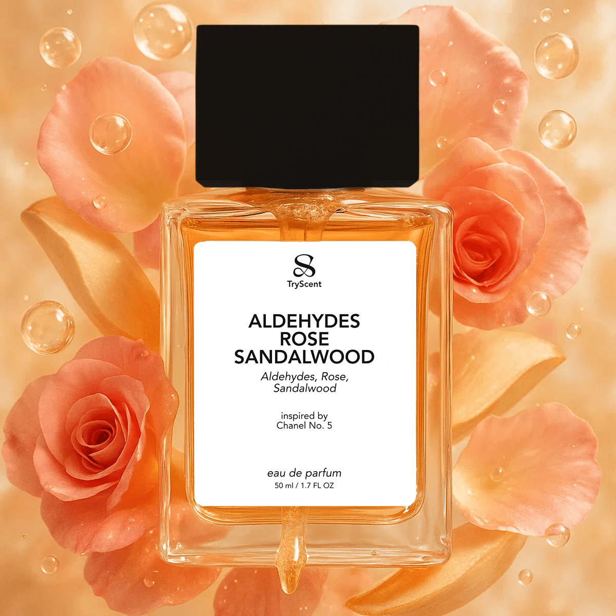 TryScent 50ML Aldehydes Rose Sandalwood 50 ml / 1.7 fl oz