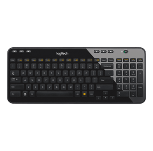 Glossy black- Logitech Wireless Keyboard K360 - 2.4 GHz