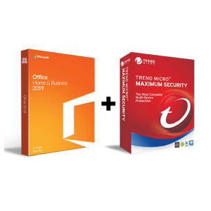 Microsoft Office 2019 Home & Business + Trend Micro Maximum Security