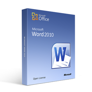 Microsoft Word 2010 Open License