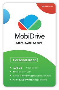 MobiDrive Personal 500 (Yearly subscription)